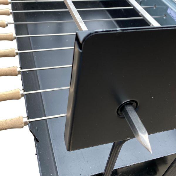 Modern Greek Cypriot Rotisserie Charcoal Large BBQ 