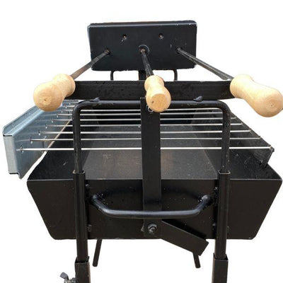 Modern Cypriot Foukou Rotisserie Charcoal Large BBQ