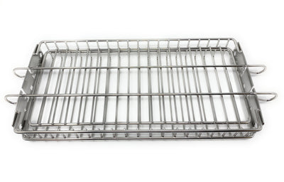 Rotating Stainless Steel Rotisserie BBQ Basket-Cyprus BBQ