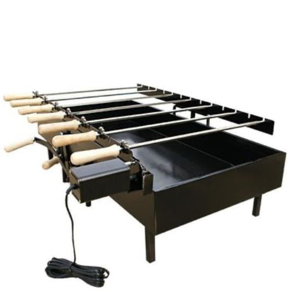 RLX Counter Top Chain BBQ Cyprus Charcoal Rotisserie 7