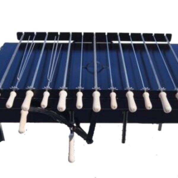 RLX Counter Top Chain BBQ Cyprus Charcoal Rotisserie 3