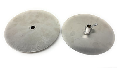 Gyros Yeros Disc Plates (Set of 2) Stainless Steel 6