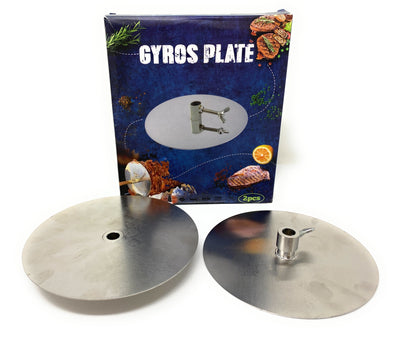 Gyros Yeros Disc Plates (Set of 2) Stainless Steel 7