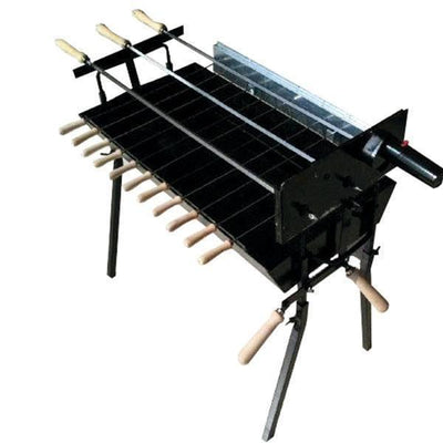 Modern Greek Cypriot Foukou Rotisserie Charcoal Large BBQ