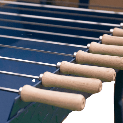 Traditional Greek Cypriot Foukou Rotisserie Large BBQ Blue