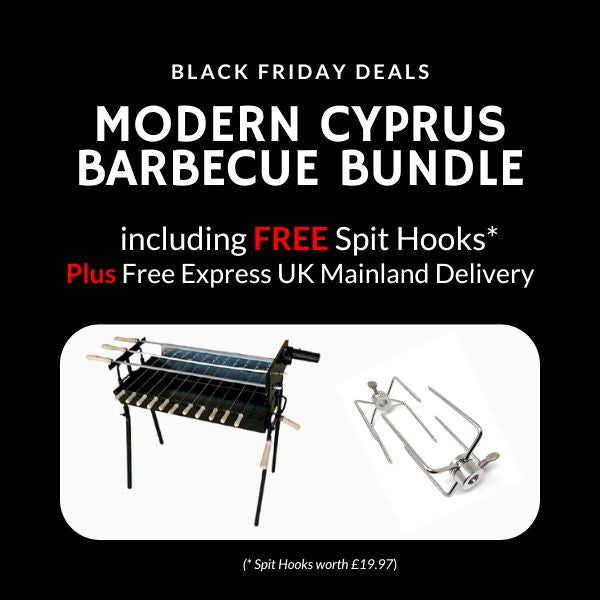 Black Friday BBQ Deal - Modern Black Cypriot Barbecue
