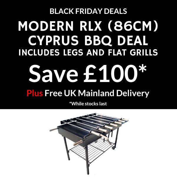 Black Friday BBQ Deal - Modern RLX Chain BBQ Cypriot Rotisserie (86cm)