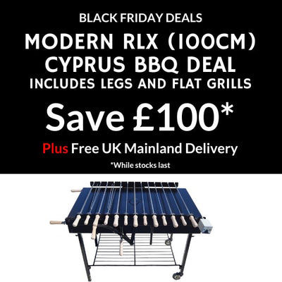 Black Friday BBQ Deal - Modern RLX Chain BBQ Cypriot Rotisserie (100cm)