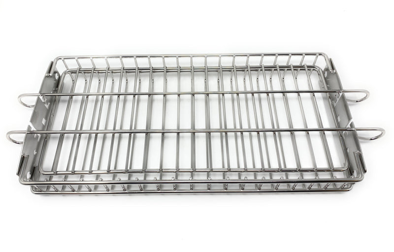 Rotating Stainless Steel Rotisserie BBQ Basket-Cyprus BBQ