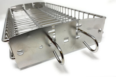 Rotating Stainless Steel Rotisserie BBQ Basket-Cyprus BBQ