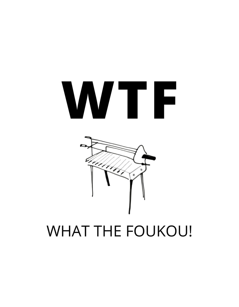 BBQ Apron - WTF What The Foukou-Cyprus BBQ