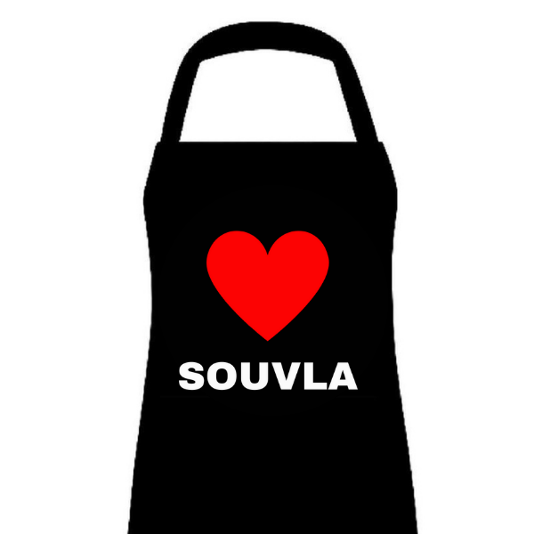 BBQ Apron - Love Souvla-Cyprus BBQ