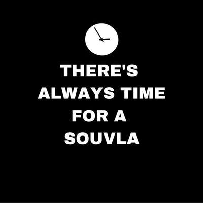 BBQ Apron - There's Always Time For Souvla-Cyprus BBQ