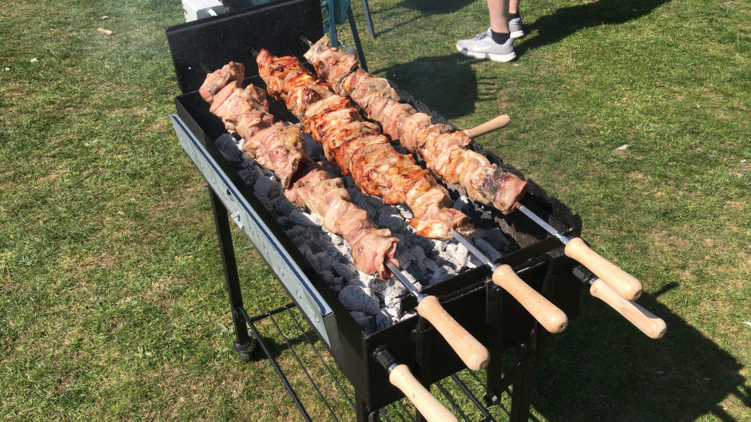 Cyprus rotisserie BBQ Deluxe Modern Cypriot Rotisserie Charcoal